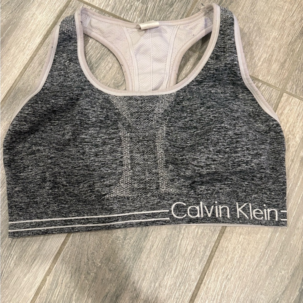 Calvin Klein Gray Women's Sports Bra